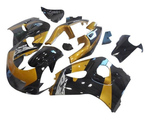 Suzuki GSXR600 Fairings (1996-1999) Gold, Black at KingsMotorcycleFairings.com