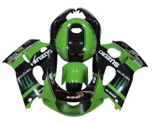 Suzuki GSXR600 Fairings (1996-1999) Green, Black, Monster at KingsMotorcycleFairings.com
