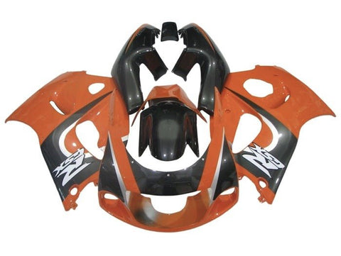 Suzuki GSXR600 Fairings (1996-1999) Orange, Black at KingsMotorcycleFairings.com