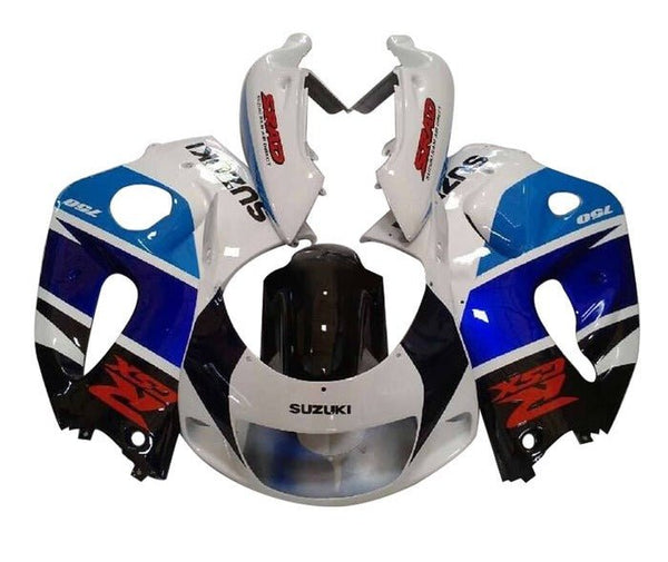 Suzuki GSXR600 Fairings (1996-1999) White, Black, Double Blue, Red at KingsMotorcycleFairings.com
