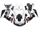 Suzuki GSXR 600 Fairings (1996-1999) White, Black, Red at KingsMotorcycleFairings.com