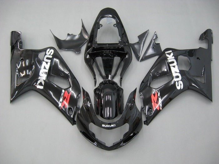 Suzuki GSXR600 Fairings (2000-2003) Black, White, Red at KingsMotorcycleFairings.com