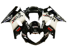 Suzuki GSXR600 Fairings (2000-2003) Black, White, West at KingsMotorcycleFairings.com