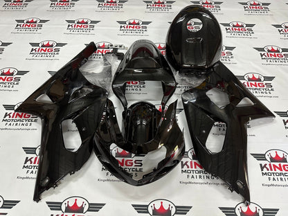 Suzuki GSXR600 Fairings (2000-2003) All Black at KingsMotorcycleFairings.com