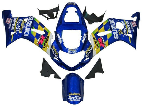 Suzuki GSXR600 Fairings (2000-2003) Blue Motul at KingsMotorcycleFairings.com