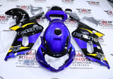 Suzuki GSXR600 Fairings (2000-2003) Blue, Black, Chrome, Yellow at KingsMotorcycleFairings.com