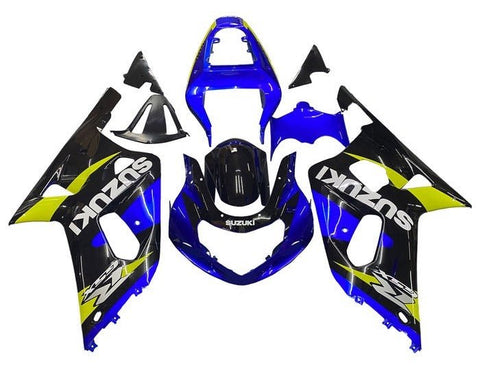 Suzuki GSXR600 Fairings (2000-2003) Blue, Black, Yellow, White at KingsMotorcycleFairings.com