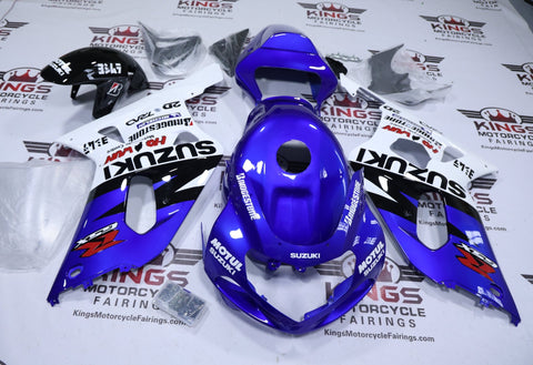 Suzuki GSXR600 Fairings (2000-2003) Blue, White Motul at KingsMotorcycleFairings.com