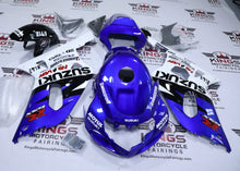 Suzuki GSXR600 Fairings (2000-2003) Blue, White, Black Stripe from KingsMotorcycleFairings.com