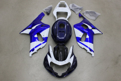 Suzuki GSXR 600 Fairings (2000-2003) Dark Blue, Blue, White from KingsMotorcycleFairings.com
