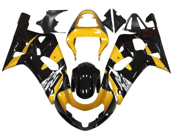 Suzuki GSXR600 Fairings (2000-2003) Gold, Black, Gray at KingsMotorcycleFairings.com