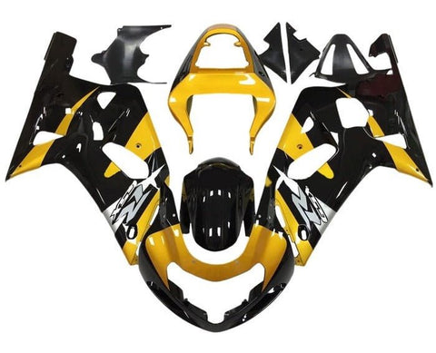 Suzuki GSXR600 Fairings (2000-2003) Gold, Black, Gray at KingsMotorcycleFairings.com