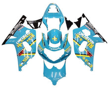Suzuki GSXR600 Fairings (2000-2003) Light Blue, Yellow, Black, Rizla at KingsMotorcycleFairings.com