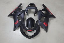 Suzuki GSXR600 Fairings (2000-2003) Matte Black, Red at KingsMotorcycleFairings.com