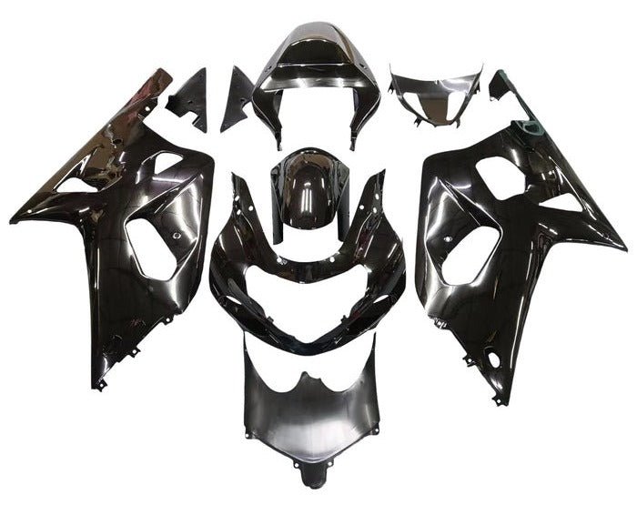 Suzuki GSXR600 Fairings (2000-2003) Metallic Black at KingsMotorcycleFairings.com