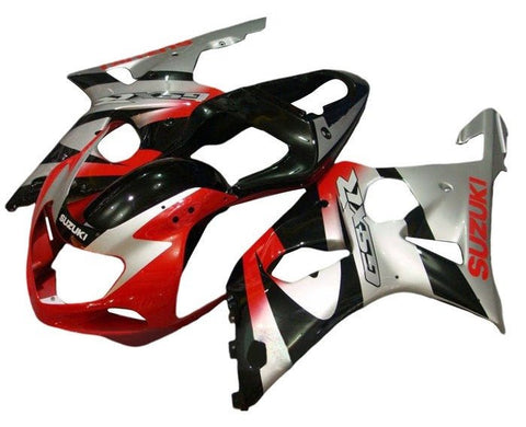 Suzuki GSXR600 Fairings (2000-2003) Red, Black, Silver, Fade at KingsMotorcycleFairings.com