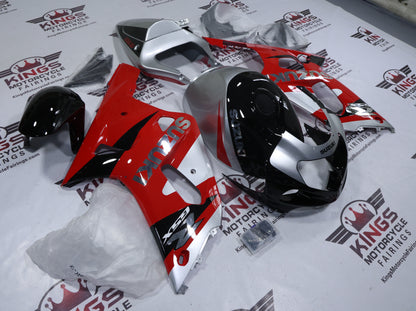Suzuki GSXR600 Fairings (2000-2003) Red, Silver, Black, Chrome from KingsMotorcycleFairings.com