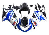 Suzuki GSXR 600 Fairings (2000-2003) Silver, Blue, Black at KingsMotorcycleFairings.com