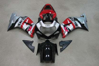 Suzuki GSXR600 Fairings (2000-2003) Silver, Red, Black at KingsMotorcycleFairings.com