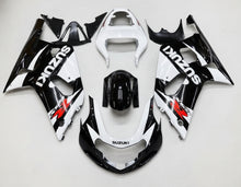 Suzuki GSXR600 Fairings (2000-2003) White, Black at KingsMotorcycleFairings.com
