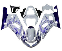 Suzuki GSXR600 Fairings (2000-2003) White, Blue, Tribal at KingsMotorcycleFairings.com