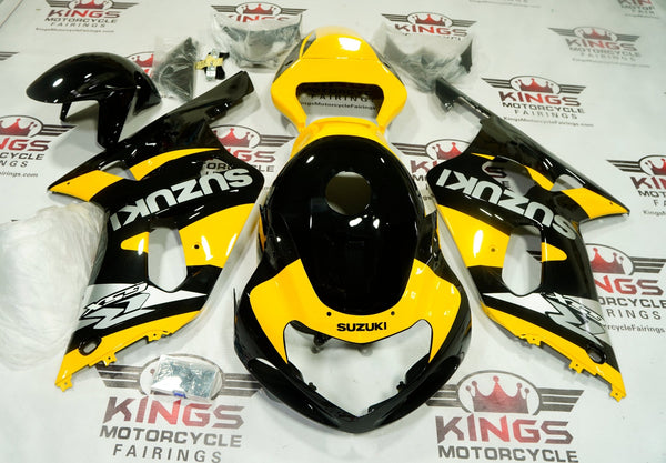 Suzuki GSXR600 Fairings (2000-2003) Yellow, Black, Silver at KingsMotorcycleFairings.com