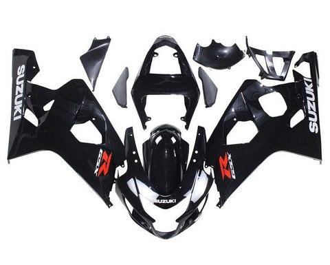 Suzuki GSXR600 Fairings (2004-2005) Black, Red, White at KingsMotorcycleFairings.com
