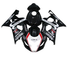 Suzuki GSXR600 Fairings (2004-2005) Black, White, Red Beacon at KingsMotorcycleFairings.com