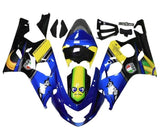 Suzuki GSXR600 Fairings (2004-2005) Blue Creature at KingsMotorcycleFairings.com