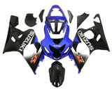 Suzuki GSXR600 Fairings (2004-2005) Blue, Silver, Black, Red at KingsMotorcycleFairings.com