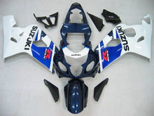 Suzuki GSXR600 Fairings (2004-2005) Dark Blue, White, Blue, Red at KingsMotorcycleFairings.com