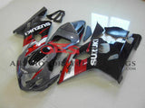 Suzuki GSXR600 Fairings (2004-2005) Gray, Black, Red at KingsMotorcycleFairings.com