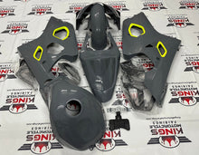 Suzuki GSXR 600 Fairings (2004-2005) Nardo Gray, Neon Yellow KingsMotorcycleFairings.com