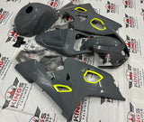 Suzuki GSXR600 Fairings (2004-2005) Nardo Gray, Neon Yellow KingsMotorcycleFairings.com