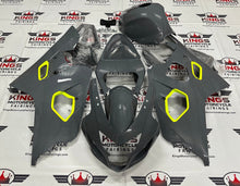 Suzuki GSXR 600 Fairings (2004-2005) Nardo Gray, Neon Yellow KingsMotorcycleFairings.com