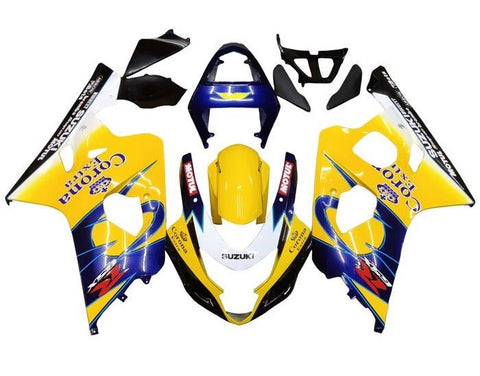 Suzuki GSXR600 Fairings (2004-2005) Yellow Corona Extra at KingsMotorcycleFairings.com