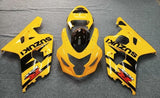 Suzuki GSXR600 Fairings (2004-2005) Yellow, Black, Red, White at KingsMotorcycleFairings.com