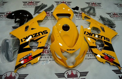 Suzuki GSXR600 Fairings (2004-2005) Yellow, Black, Red at KingsMotorcycleFairings.com