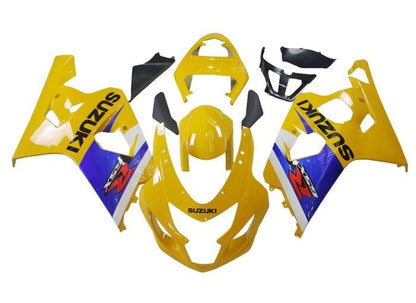 Suzuki GSXR600 Fairings (2004-2005) Yellow, Blue, White, Red at KingsMotorcycleFairings.com