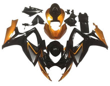 Suzuki GSXR 600 Fairings (2006-2007) Black, Copper Orange, Gray at KingsMotorcycleFairings.com