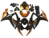 Suzuki GSXR 600 Fairings (2006-2007) Black, Copper Orange, Gray at KingsMotorcycleFairings.com
