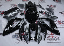 Suzuki GSXR600 Fairings (2006-2007) Black, Gray Metallic, White at KingsMotorcycleFairings.com
