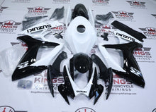 Suzuki GSXR600 Fairings (2006-2007) Black, White at KingsMotorcycleFairings.com