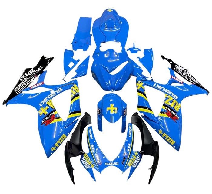 Suzuki GSXR 600 Fairings (2006-2007) Blue Rizla at KingsMotorcycleFairings.com