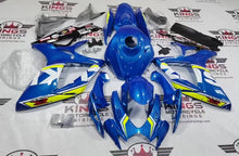 Suzuki GSXR600 Fairings (2006-2007) Blue, White, Neon Yellow at KingsMotorcycleFairings.com