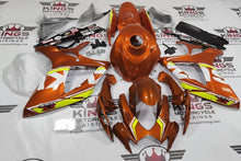 Suzuki GSXR600 Fairings (2006-2007) Copper Orange, White, Neon Yellow at KingsMotorcycleFairings.com