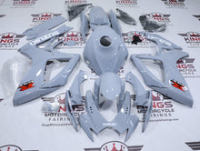 Suzuki GSXR600 Fairings (2006-2007) Gray, White, Red at KingsMotorcycleFairings.com