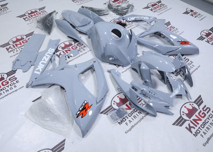 Fairings for Suzuki GSXR600 (2006-2007) Gray, White, Red at KingsMotorcycleFairings.com