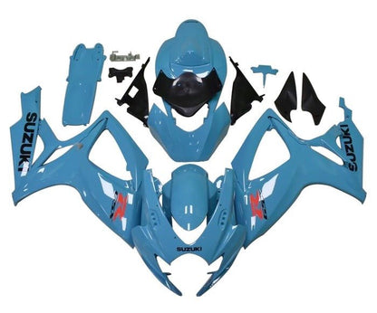 Suzuki GSXR 600 Fairings (2006-2007) Light Blue at KingsMotorcycleFairings.com
