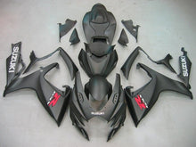 Suzuki GSXR 600 Fairings (2006-2007) Matte Black, White, Red at KingsMotorcycleFairings.com